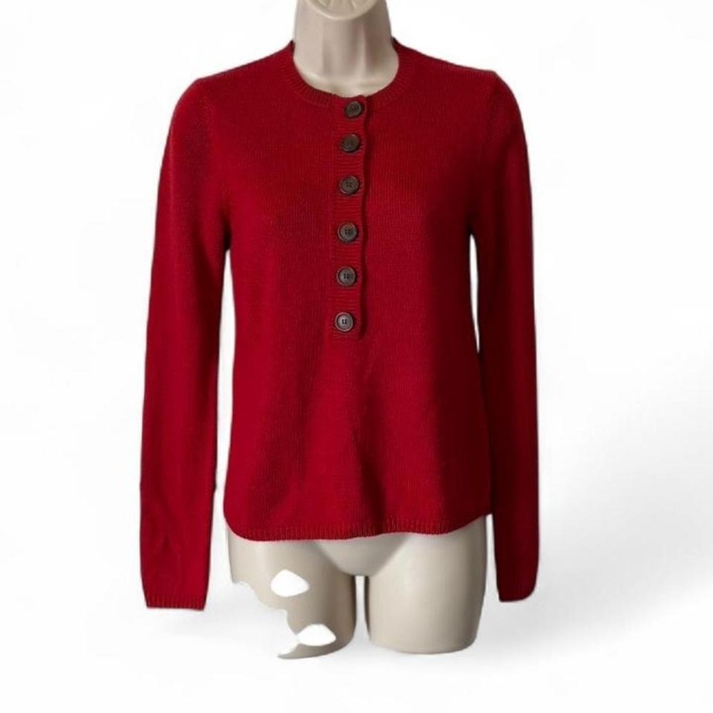 Vintage‎ The Limited Henley Wool Blend Sweater